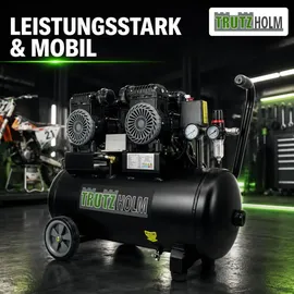 Trutzholm Premium Brushless Silent Flüsterkompressor 50L 1800W 62dB 8 bar