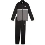 Puma Poly Colorblock Jungen Anzug, schwarz