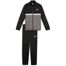 Puma Poly Colorblock Jungen Anzug, schwarz