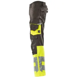 Mascot Leeds Arbeitshose Gr. 82C45 dunkelanthrazit/hi-vis gelb
