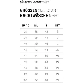 Götzburg Nachthemd gepunktet Blau 44-46