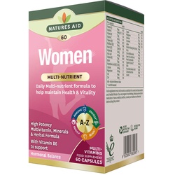 Natures Aid Women's Multi-Vitamins & Minerals (60 Kapseln)