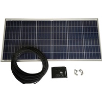 Sunset Solarmodul PV Solar SUNKIT Spar-Set, 65 W, Polykristallin, für Gartenhaus/Carport silberfarben