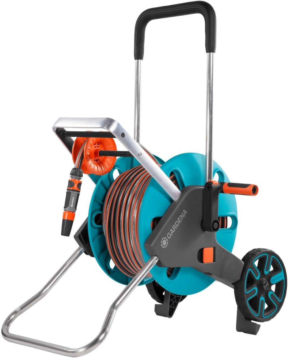 Gardena 2602 Wandschlauchtrommel mobil mit Schlauch Testbericht bei yopi.de