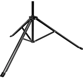 Tectake tectake® Beamer-Leinwand für 4K HD, Ultra HD und Full HD, Gain-Faktor 1,0, reißfester Terylenestoff, faltenfrei gespannt, Format 16:9, 80“ Zoll 203cm Stativ höhenverstellbar klappbar