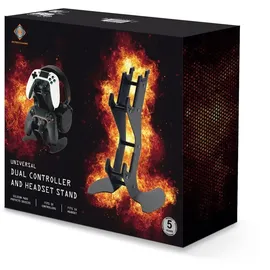 deltaco Dual Controller- & Headsetständer (GAM-143)
