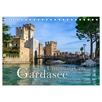 Calvendo Unterwegs am Gardasee (Tischkalender 2026 DIN A5 quer)