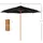 Outsunny Sonnenschirm 300 cm Schwarz