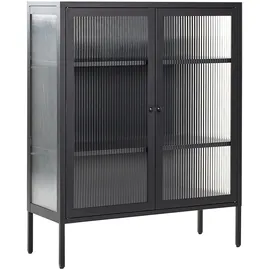 Beliani Vitrine - Buffetschrank, LERRYN 90 x 35 x 111 cm