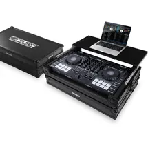 Reloop Premium Large Controller Case - Handgefertigtes DJ Controller Case aus robustem Holz und hochwertigem Aluminium