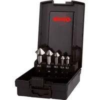 Ruko Kegel- und Entgratsenker-Satz ULTIMATECUT DIN 335 Form C 90 Grad HSS in ABS-Kunststoffkassette 5-teilig