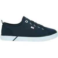 Tommy Hilfiger Vulc Canvas Damen Leinenschuh in Blau, Größe 39 - Blau