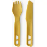 Sea to Summit Passage Cutlery Set Besteck 2 Stück Gelb