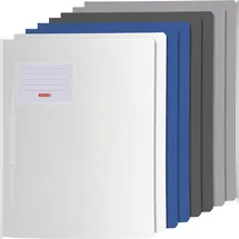 Brunnen Schnellhefter A4 Blau/Grau/Silber/Weiß 8 St.