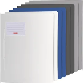 Brunnen Schnellhefter A4 Blau/Grau/Silber/Weiß 8 St.