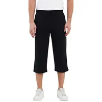 COMEOR Caprihose Herren Bermuda Capri Shorts 3/4 Hosen Sommerhosen schwarz 4XL
