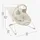 MOMI GLOSSY Babywippe für Babys bis 9 kg, 3-Punkt-Sicherheitsgurt, Metallgestell mit Antirutsch-Füßchen, Gewicht 1,7 kg, Abmessungen 58 x 49 x 53 cm, sensorisches Modul für Kinderförderung