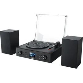 Karcher MC 8000DI Kompaktanlage DAB+ Radio Internetradio, Bluetooth, Schallplattenspieler) schwarz