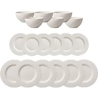 Villeroy & Boch Manufacture Rock Tafelservice 18-tlg. weiß