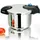 Kitchen Move ILLICO 6,0 l mit Kochkorb silber