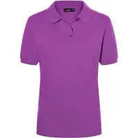James & Nicholson Damen Piqué Polo JN071 purple XXL