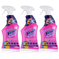VANISH Vanish Oxi Action Multi-Flecken Color 750ml mit Farbschutz (3er Pack) Spezialwaschmittel