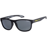 O'Neill ONS Coast2.0 Unisex-Sonnenbrille Vollrand Oval Kunststoff-Gestell, schwarz