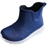 Generisch Gummistiefel Kinder Regenstiefel Jungen Mädchen Regenschuhe Kinderschuhe Bequeme Regen Stiefel Frühling Sommer Kinderstiefel Rutschfeste Rain Boots Wasserdichte Stiefeletten Kids Bootschuhe - 35 EU