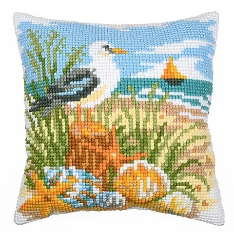 Kreuzstichkissen "Impressionen vom Meer"