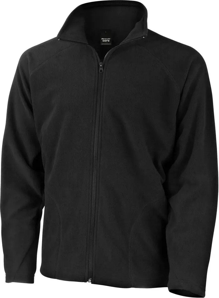 Result Core Herren Microfleece Jacke Fleece-Jacke R114X black XXL