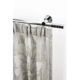 GARESA Gardinenstange GARESA "EASY", grau (chromfarben), B:65cm L:160cm Ø:20mm, Aluminium, Gardinenstangen