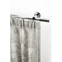 GARESA Gardinenstange GARESA "EASY", grau (chromfarben), B:65cm L:160cm Ø:20mm, Aluminium, Gardinenstangen