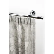 GARESA Gardinenstange GARESA "EASY", grau (chromfarben), B:65cm L:160cm Ø:20mm, Aluminium, Gardinenstangen,