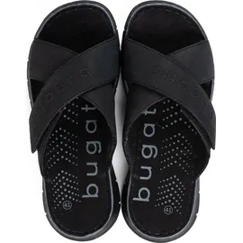 Bugatti man Herren Slipper, Männer Slipper, Mokassins,Freizeit,Slip-ons,freitzeitschuhe,offener einschlupf,maennlich,Men's,Black (1000),42 EU/EU UK - 42