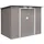 HATTORO Metallgerätehaus P100 XL 2 x 1,2 m grau