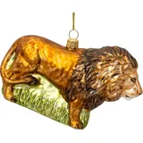 SIKORA Löwe besondere Weihnachtskugel Glas Christbaumschmuck Deko Figur Weihnachten Anhänger Ornament - Meisterstücke - BS743