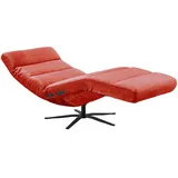 Kawola Relaxliege, Rot, Schwarz, Textil, Echtholz, 1-Sitzer, Füllung: Komfortschaum, 82x115x156 cm, Wohnzimmer, Sessel, Relaxliegen