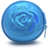Sileu Case Etui für Menstruationstassen, ideal zum Tragen Ihres Tampons oder Menstruationstasse, elegant und diskret in Ihrer Tasche oder auf Reisen, klein, 8 cm, Holographisches Blau