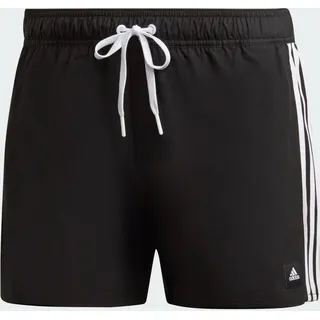 Adidas 3-Streifen CLX Badeshorts Black / White S