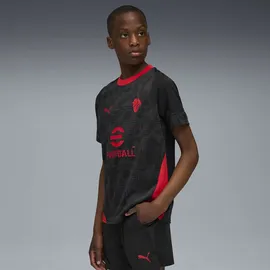 Puma Trainingsshirt "AC Milan Trainingstrikot Jugendliche", Kinder, Gr. 140, rot (schwarz for all time rot), Obermaterial: 100% Polyester. Einsatz: 100% Polyester, bedruckt, regular fit, Rundhals, Shirts