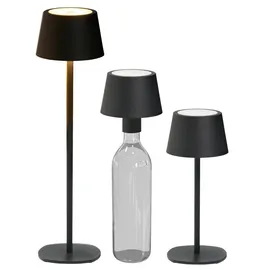 NORTHPOINT Flaschenleuchte Schwarz