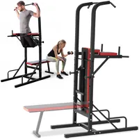 Tectake Power Tower Schwarz