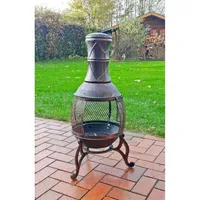 gartenhero Terrassenofen Terrassenkamin Feuerkorb Gartenkamin Terrassenfeuer