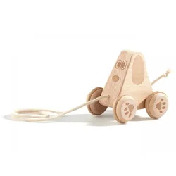 Spielheld Nachzieh-Hund, Holz