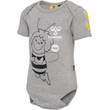 hummel hmlMAYA kurzarm Baby-Body grey melange 86