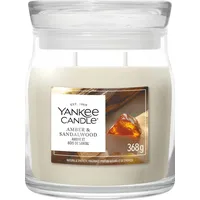 Yankee Candle Amber & Sandalwood Duftkerze 368 g gold