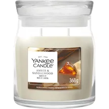 Yankee Candle Amber & Sandalwood Duftkerze 368 g gold
