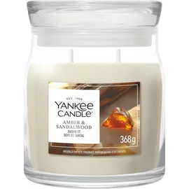 Yankee Candle Amber & Sandalwood Duftkerze 368 g gold