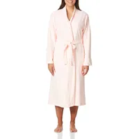 N Natori Nirvana Bademantel aus gebürstetem Frottee für Damen, Blush Pink, Large - L