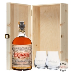 Geschenk-Set Don Papa Rum in Holzkiste